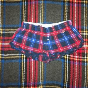 XS Hollister booty PJ shorts